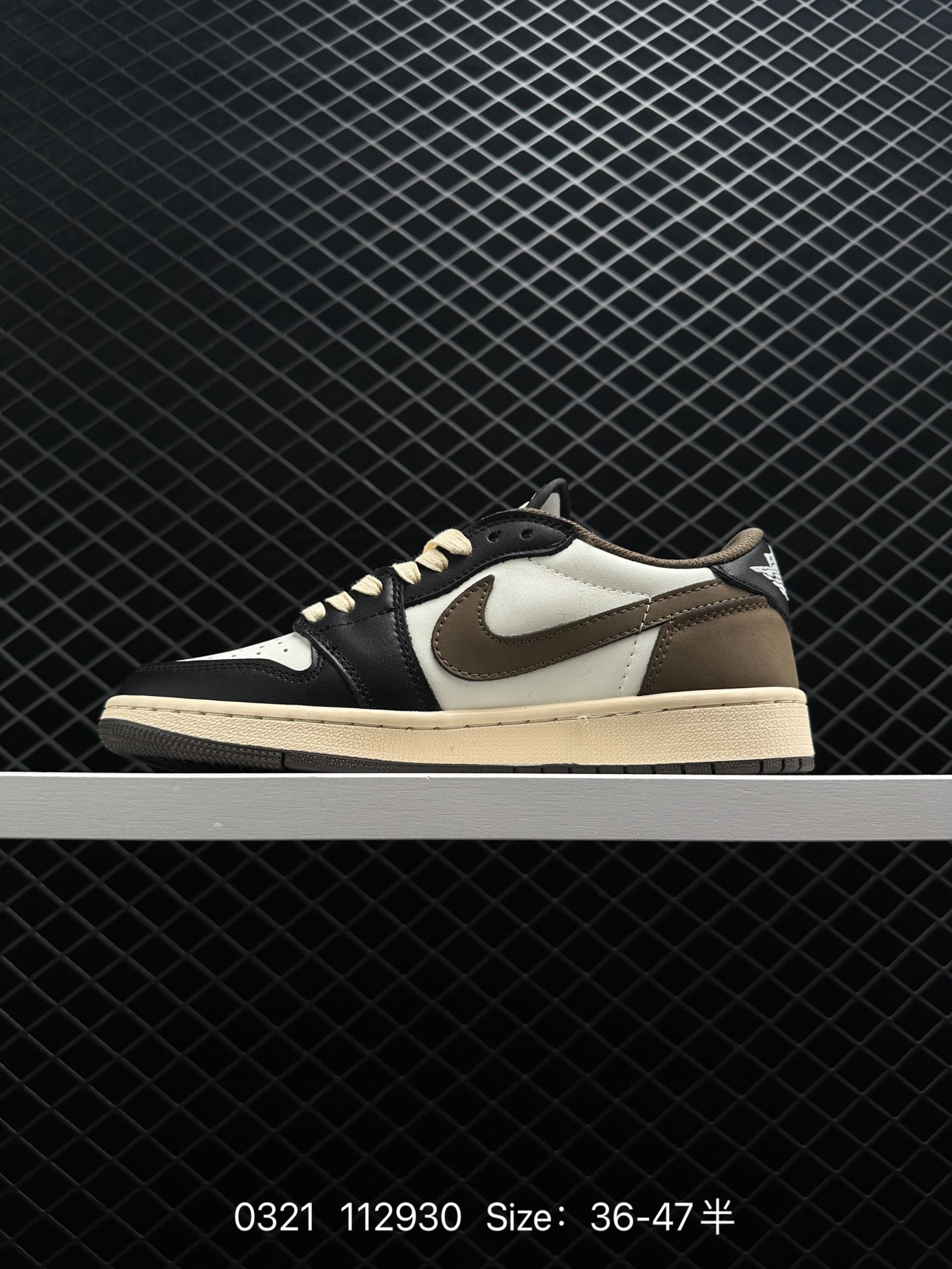 Travis Scott x Air Jordan 1 Low OG “Black Phantom